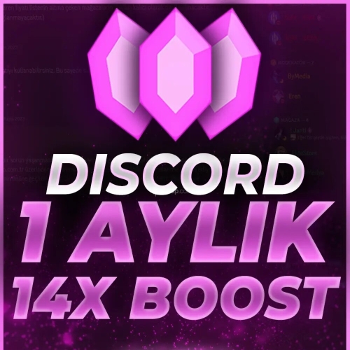  ⭐BOTSUZ 1 AYLIK 14X BOOST  ANLIK - GARANTİLİ⭐